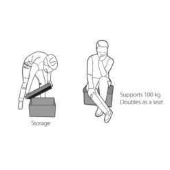 Outwell Cornillon High Seat & Storage Aufbewahrungshocker -Professioneller Outdoor-Campingladen 5930522 1280x1280